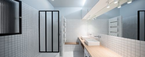 A Parigi un atelier ristrutturato in appartamento moderno