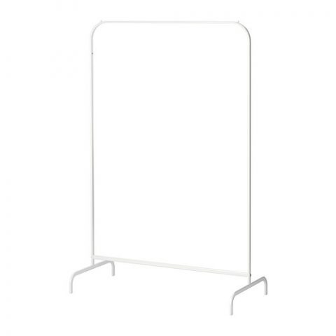 MULIG Stand appendiabiti, bianco € 9,99