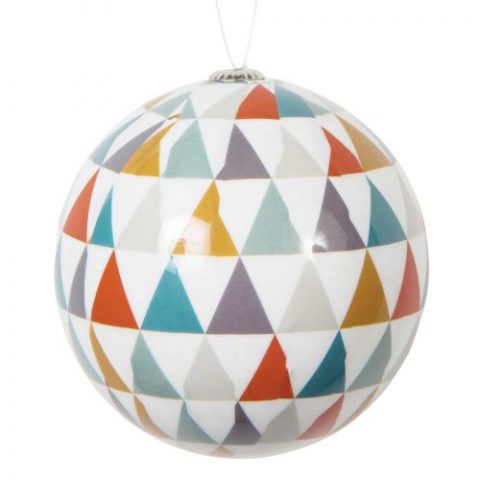 Set 12 palline motivo triangoli Seventies - 21.48