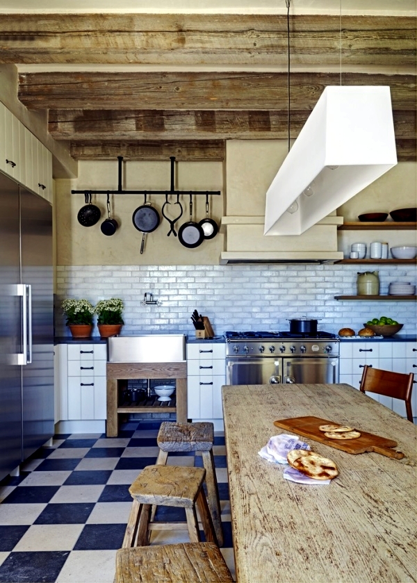 Modern decor with the concept of rustic life in the Tuscan style