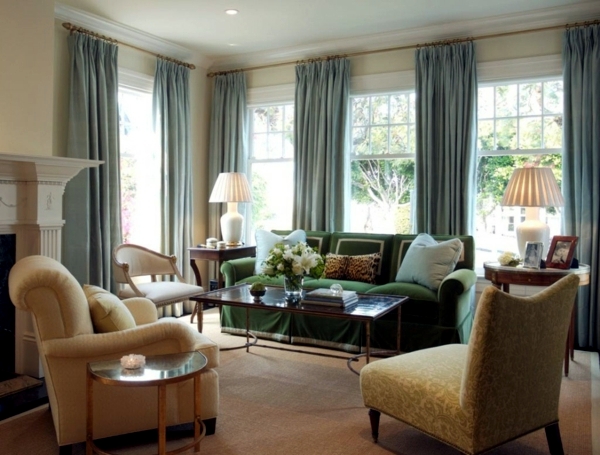 Curtains in the living room - Decorating ideas for each device