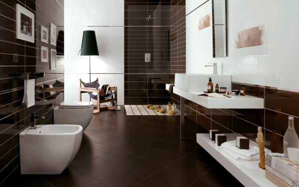 Modern bathroom tile ideas for bathroom colors -20