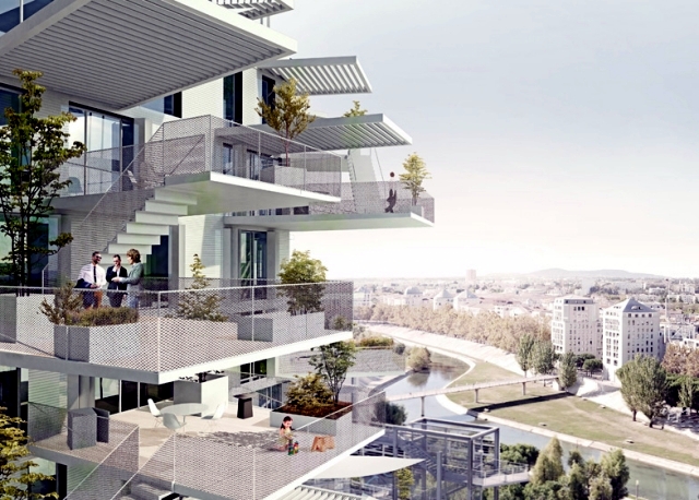 "White Tree" futuristic skyscrapers in Montpellier by Sou Fujimoto