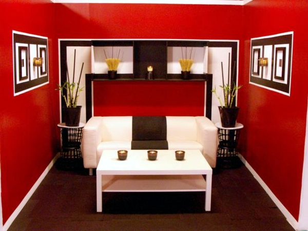 Creative wall decoration with color - 18 ideas for accent colors
