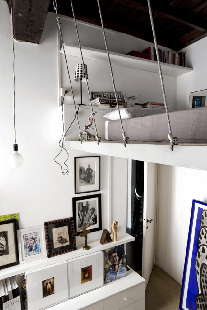 Built In Hanging Loft Bed Interior Design Ideas Ofdesign