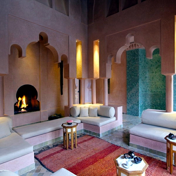 The configuration of the Arabian Nights Moroccan decor ...