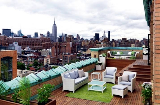 Interior design solutions Dedon - comfortable design roof terrace