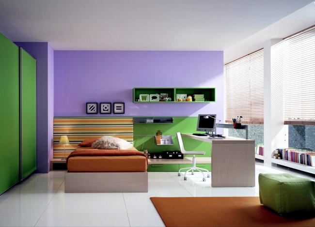 boys purple bedroom