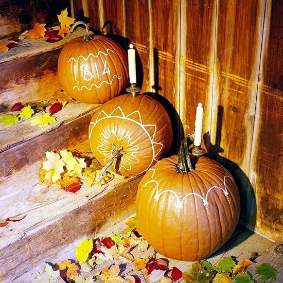 32 Autumn decoration with pumpkins and Halloween ideas for crafts ...