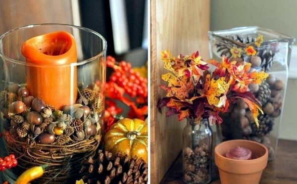 Autumn decoration crafts with acorns – 36 ideas for a cozy home ...