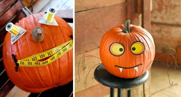 Creepy and unusual Halloween decoration with pumpkins | Interior Design ...