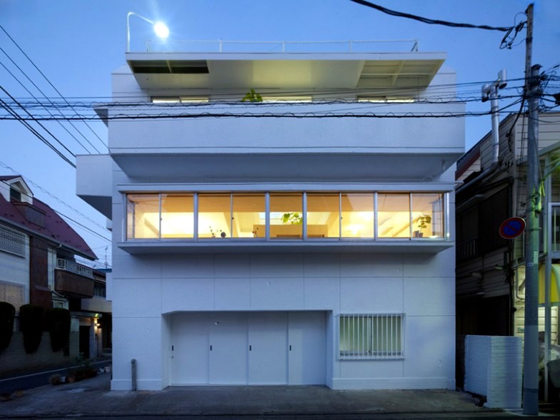 Cube-shaped house in Tokyo