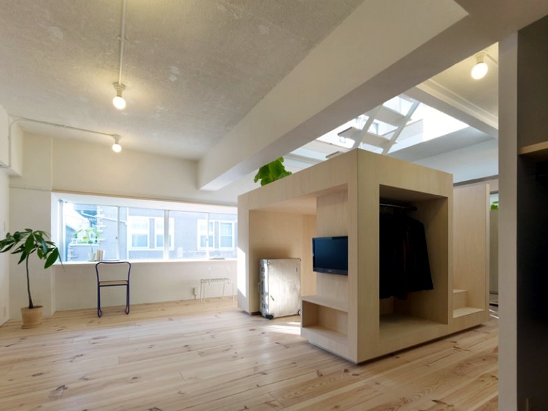 Cube-shaped house in Tokyo