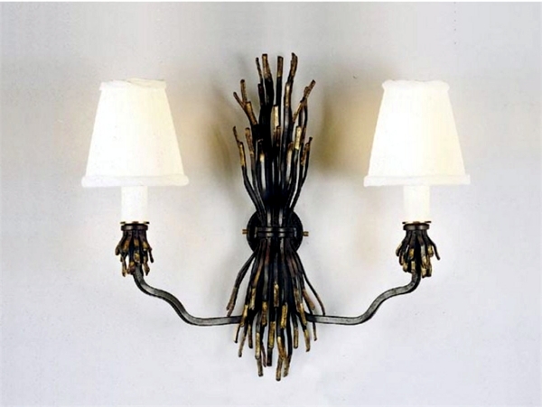 Exclusive handmade designer lamps in wrought iron