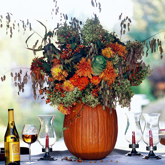 Striking finished Halloween decoration for the table in minutes ...