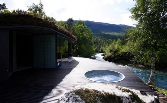 The Juvet Landscape Hotel design with minimalist architecture