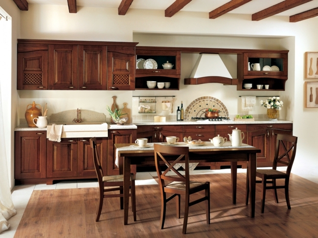 The traditional charm of the classic wooden kitchen designs -33 ...