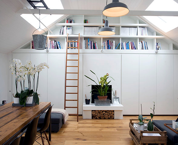 The transformation of a former garage loft | Interior Design Ideas ...